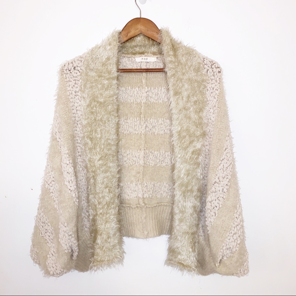 F&P batwing cardigan so soft and unique Excellent